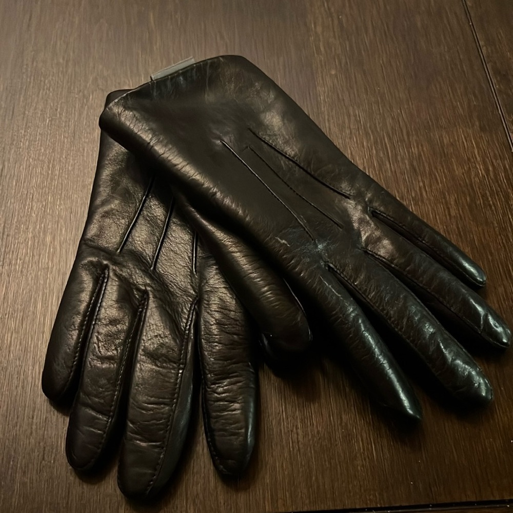 Rabbit fur gloves